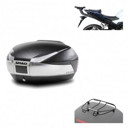 Back trunk + big top fitting + top grid rack  SH48 TITANIUM PREMIUM