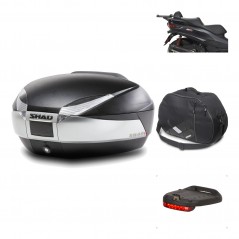 Rear trunk + mounting hardware + accessories  SH48 TITANIUM PREMIUM