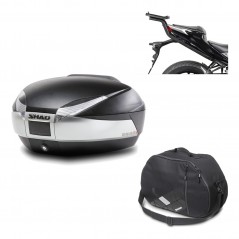 Back trunk + big top fitting + internal bag  SH48 TITANIUM PREMIUM