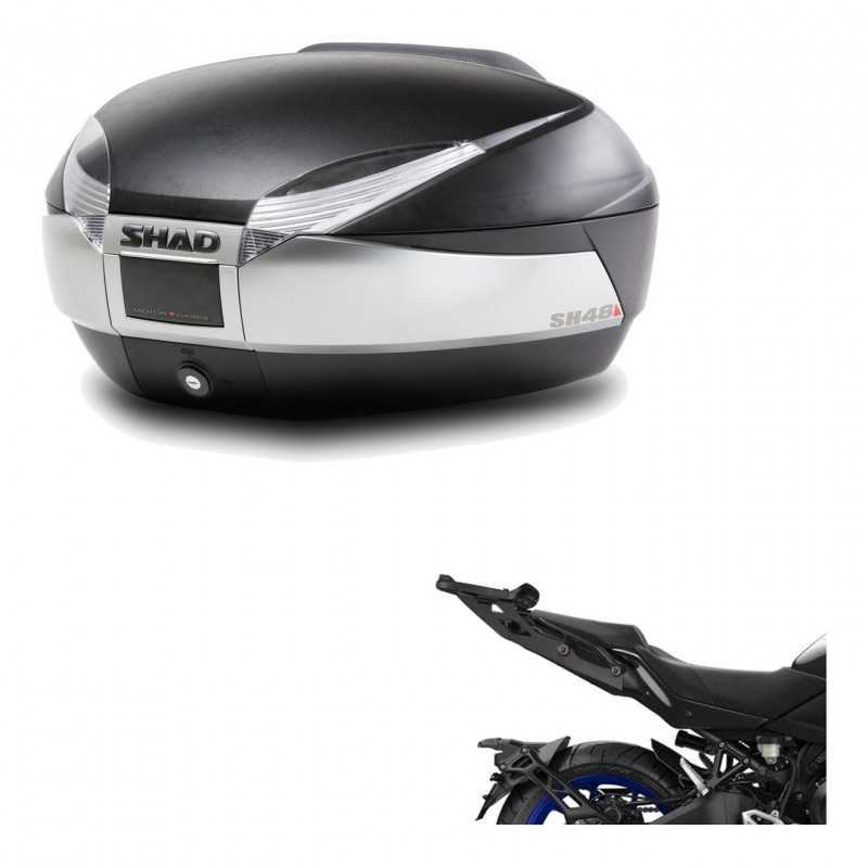SHAD Baul trasero + herraje montaje SH48 TITANIUM PREMIUM KIT-186439