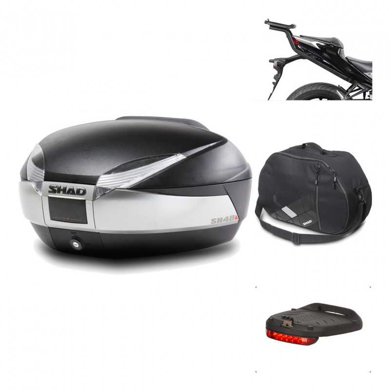 Rear trunk + mounting hardware + accessories  SH48 TITANIUM PREMIUM