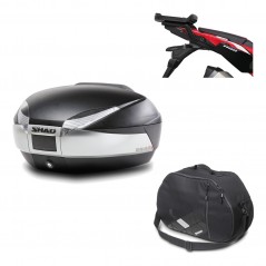 Back trunk + big top fitting + internal bag  SH48 TITANIUM PREMIUM