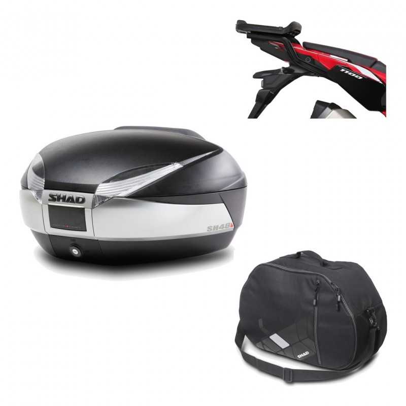 Back trunk + big top fitting + internal bag  SH48 TITANIUM PREMIUM
