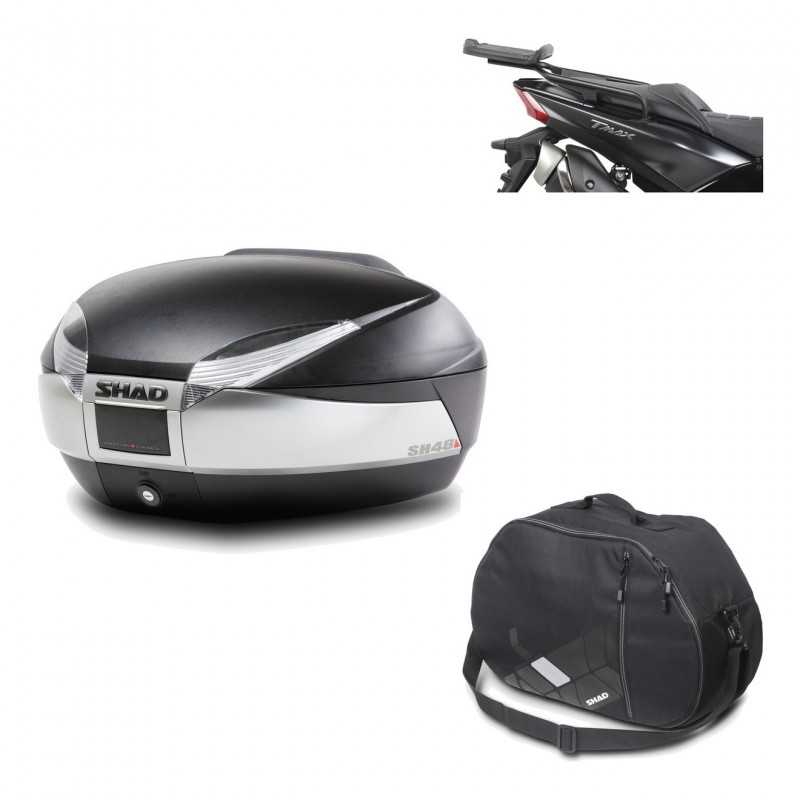 SHAD Baul trasero + herraje montaje bolsa interna SH48 TITANIUM PREMIUM KIT-186241