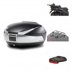 Rear trunk + mounting hardware + accessories  SH48 TITANIUM PREMIUM