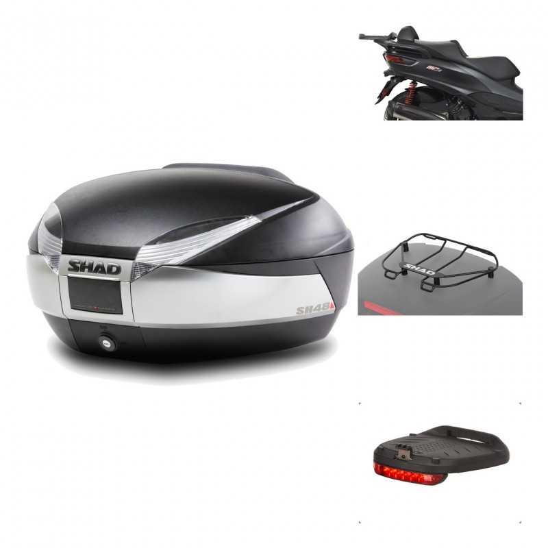 Rear trunk + mounting hardware + accessories  SH48 TITANIUM PREMIUM