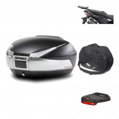 Rear trunk + mounting hardware + accessories  SH48 TITANIUM PREMIUM