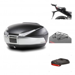 Rear trunk + mounting hardware + accessories  SH48 TITANIUM PREMIUM