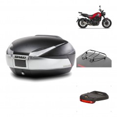 Rear trunk + mounting hardware + accessories  SH48 TITANIUM PREMIUM