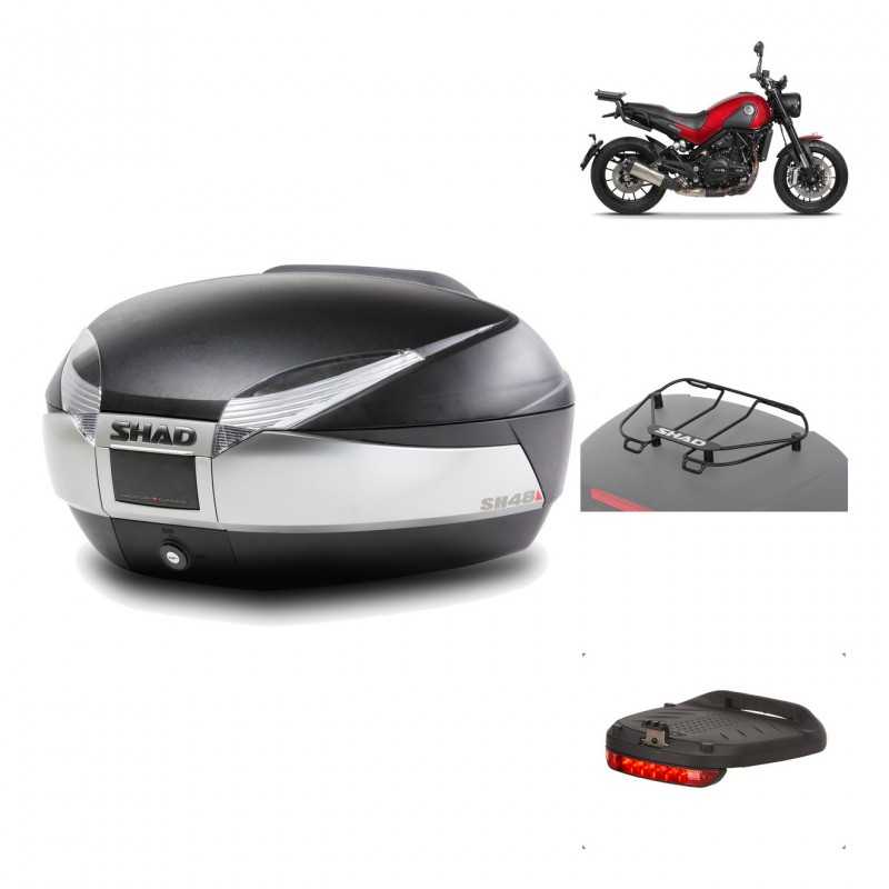 Rear trunk + mounting hardware + accessories  SH48 TITANIUM PREMIUM