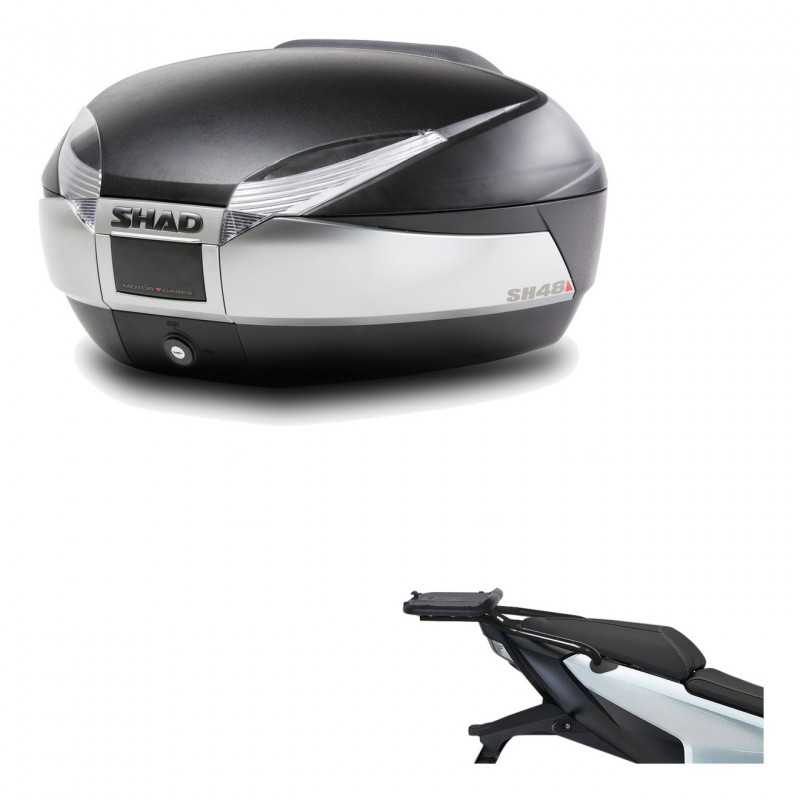 SHAD Baul trasero + herraje montaje SH48 TITANIUM PREMIUM KIT-186391