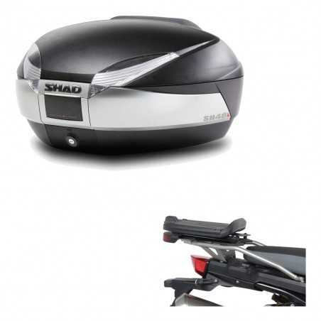 SHAD Baul trasero + herraje montaje SH48 TITANIUM PREMIUM KIT-186343