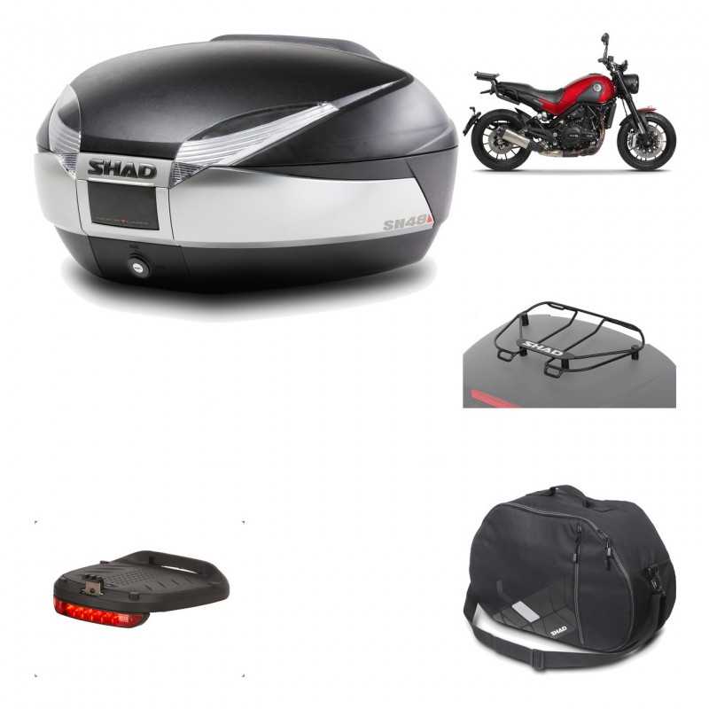 Rear trunk + mounting hardware + accessories  SH48 TITANIUM PREMIUM