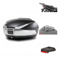 Rear trunk + mounting hardware + accessories  SH48 TITANIUM PREMIUM