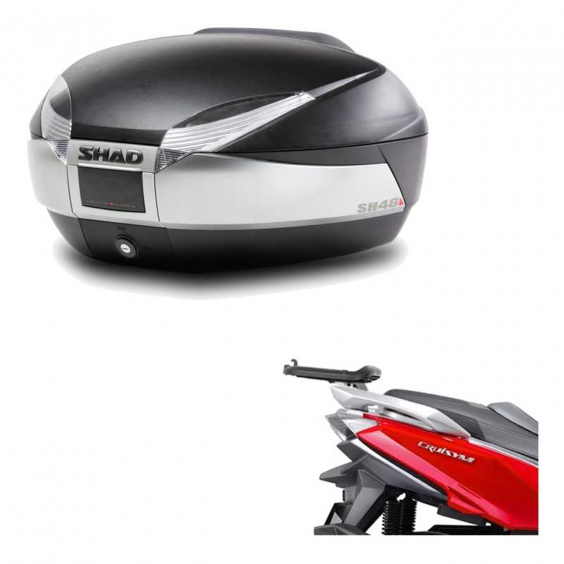 SHAD Baul trasero + herraje montaje SH48 TITANIUM PREMIUM KIT-186591