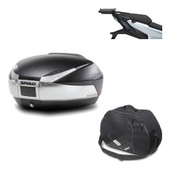 Back trunk + big top fitting + internal bag  SH48 TITANIUM PREMIUM