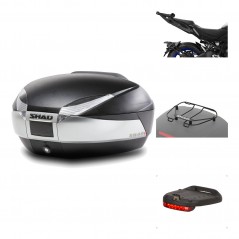 SHAD Baul trasero + herraje montaje accesorios SH48 TITANIUM PREMIUM KIT-186444