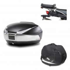Back trunk + big top fitting + internal bag  SH48 TITANIUM PREMIUM