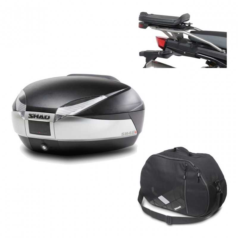 Back trunk + big top fitting + internal bag  SH48 TITANIUM PREMIUM