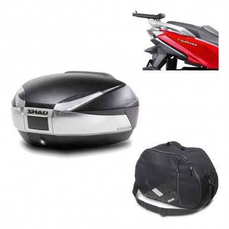 Back trunk + top fitting + internal bag  SH48 TITANIUM PREMIUM