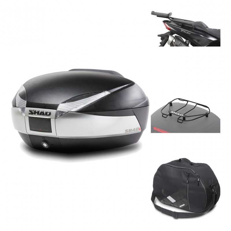Rear trunk + mounting hardware + accessories  SH48 TITANIUM PREMIUM