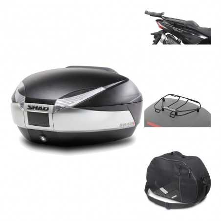 SHAD Baul trasero + herraje montaje accesorios SH48 TITANIUM PREMIUM KIT-186245