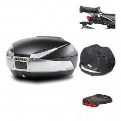 Rear trunk + mounting hardware + accessories  SH48 TITANIUM PREMIUM