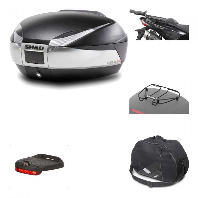 Rear trunk + mounting hardware + accessories  SH48 TITANIUM PREMIUM