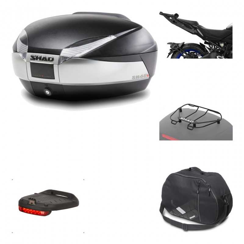 Rear trunk + mounting hardware + accessories  SH48 TITANIUM PREMIUM