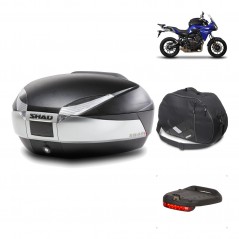 Rear trunk + mounting hardware + accessories  SH48 TITANIUM PREMIUM