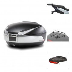 Rear trunk + mounting hardware + accessories  SH48 TITANIUM PREMIUM