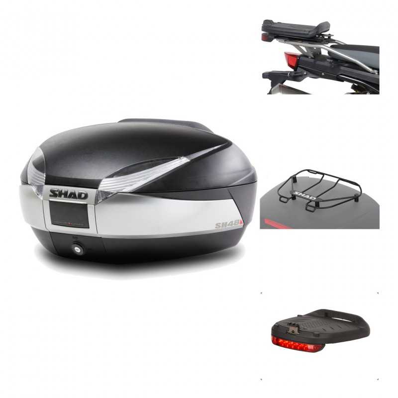Rear trunk + mounting hardware + accessories  SH48 TITANIUM PREMIUM