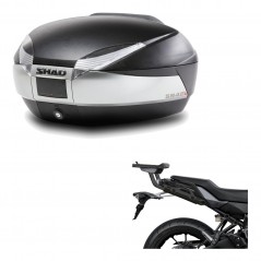 SHAD Baul trasero + herraje montaje SH48 TITANIUM PREMIUM KIT-186447