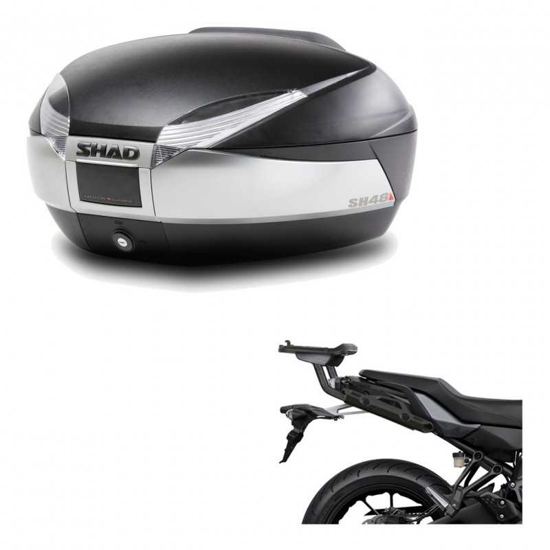 SHAD Baul trasero + herraje montaje SH48 TITANIUM PREMIUM KIT-186447