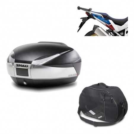 Back trunk + big top fitting + internal bag  SH48 TITANIUM PREMIUM