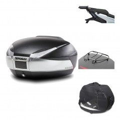 Rear trunk + mounting hardware + accessories  SH48 TITANIUM PREMIUM