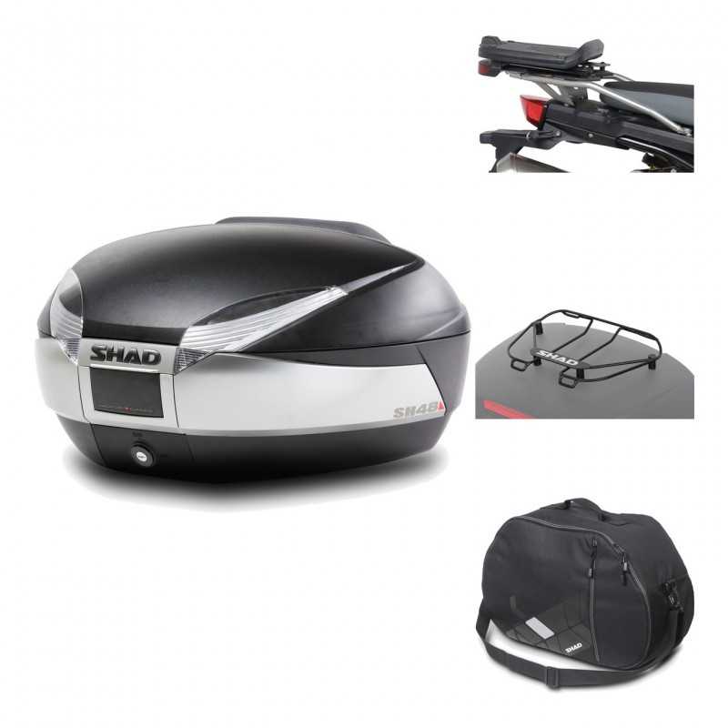 Rear trunk + mounting hardware + accessories  SH48 TITANIUM PREMIUM