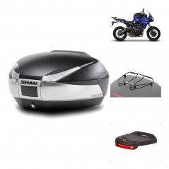 Rear trunk + mounting hardware + accessories  SH48 TITANIUM PREMIUM