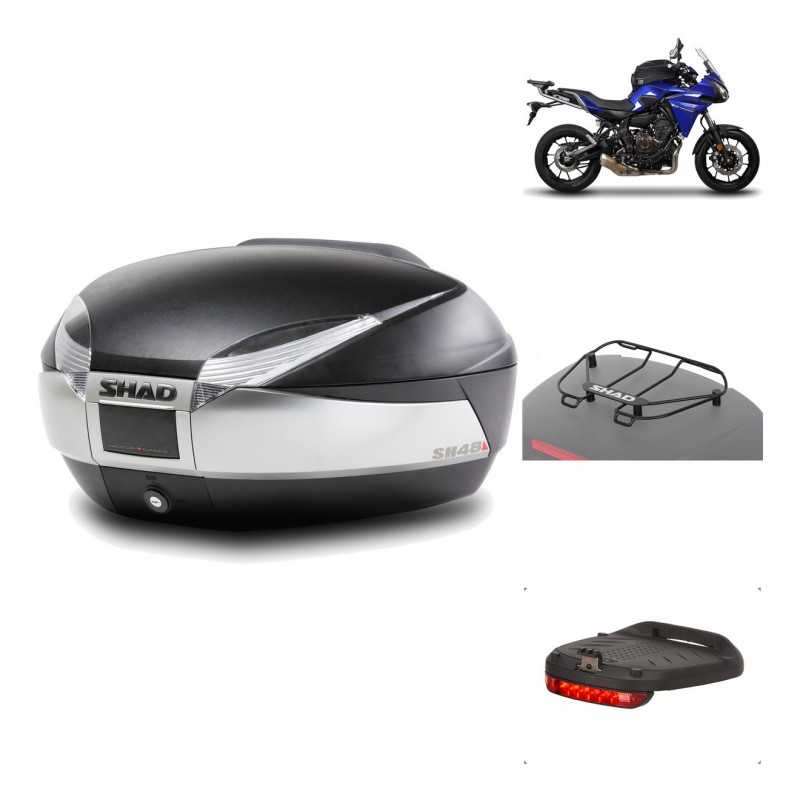 Rear trunk + mounting hardware + accessories  SH48 TITANIUM PREMIUM