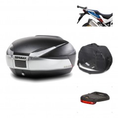 Rear trunk + mounting hardware + accessories  SH48 TITANIUM PREMIUM