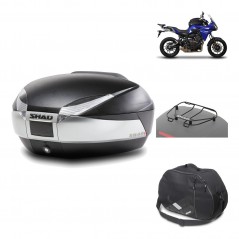 Rear trunk + mounting hardware + accessories  SH48 TITANIUM PREMIUM