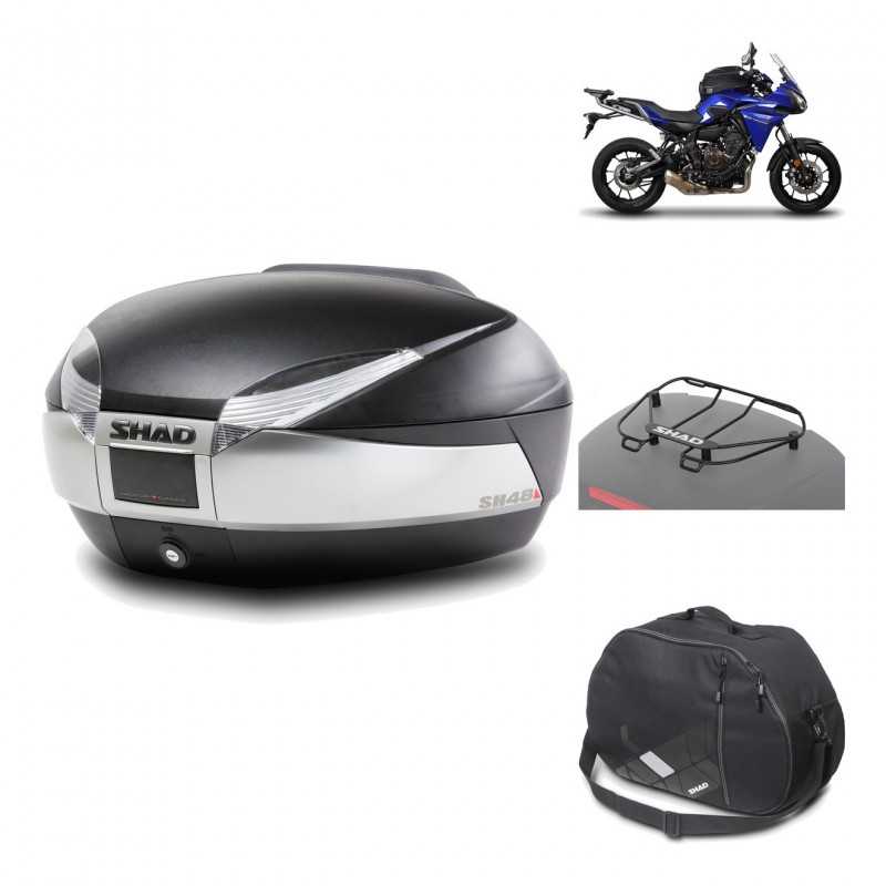 Rear trunk + mounting hardware + accessories  SH48 TITANIUM PREMIUM
