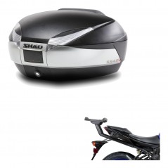 SHAD Baul trasero + herraje montaje SH48 TITANIUM PREMIUM KIT-186351