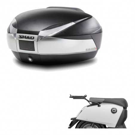 SHAD Baul trasero + herraje montaje SH48 TITANIUM PREMIUM KIT-186599