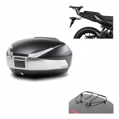 Back trunk + big top fitting + top grid rack SH48 TITANIUM PREMIUM