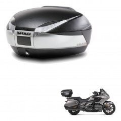 SHAD Baul trasero + herraje montaje SH48 TITANIUM PREMIUM KIT-186303