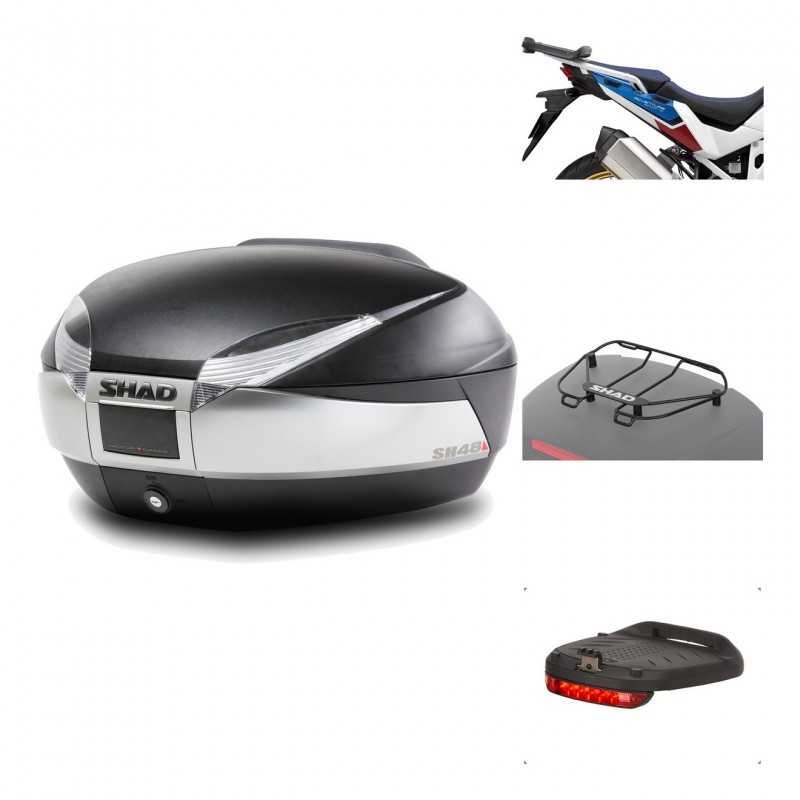 Rear trunk + mounting hardware + accessories  SH48 TITANIUM PREMIUM