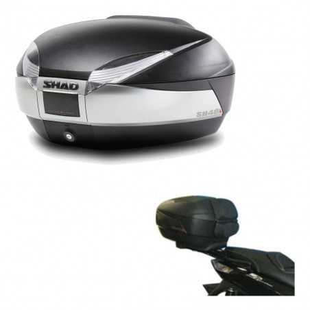 SHAD Baul trasero + herraje montaje SH48 TITANIUM PREMIUM KIT-186551