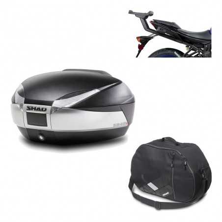 Back trunk + big top fitting + internal bag SH48 TITANIUM PREMIUM