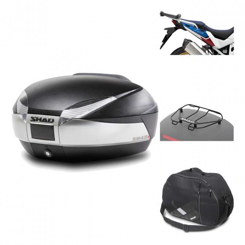 Rear trunk + mounting hardware + accessories  SH48 TITANIUM PREMIUM